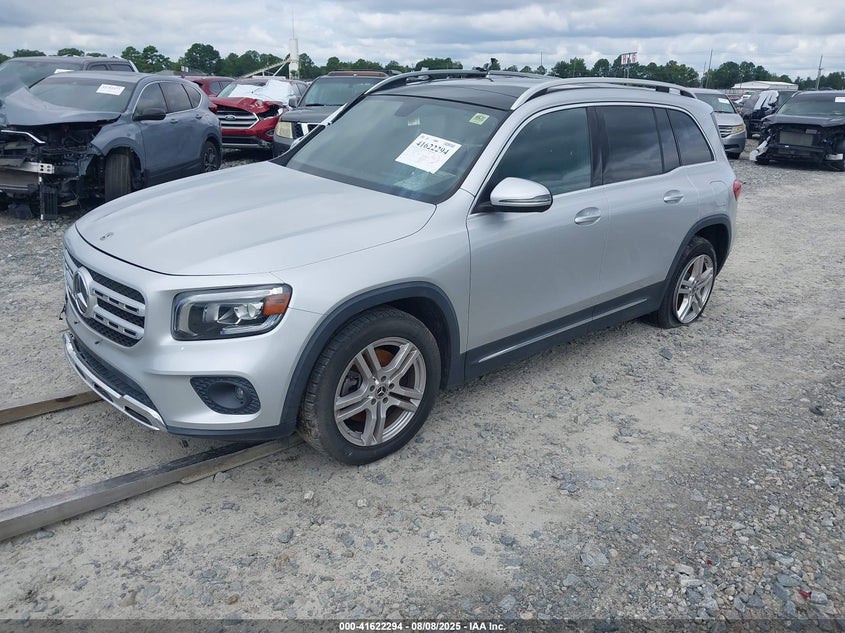 Vin: w1n4m4gb0lw018187, lot: 42113087, mercedes-benz glb 250 20202