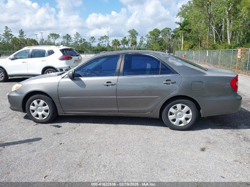 2004 Toyota Camry Le VIN: 4T1BE32K14U853494 Lot: 41622536