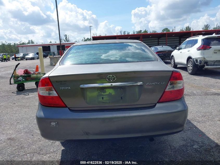 2004 Toyota Camry Le VIN: 4T1BE32K14U853494 Lot: 41622536