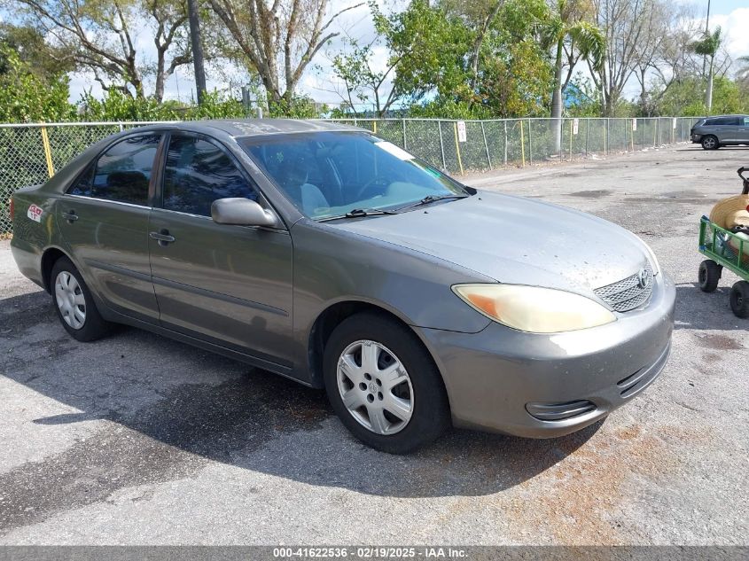 2004 Toyota Camry Le VIN: 4T1BE32K14U853494 Lot: 41622536