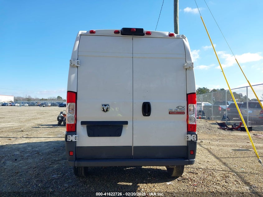 2017 Ram Promaster 2500 High Roof 136 Wb VIN: 3C6TRVCG7HE517654 Lot: 41622726