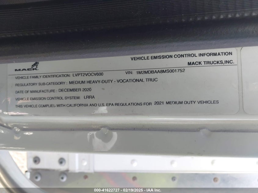 1M2MDBAA8MS001752 2021   photo no. 9