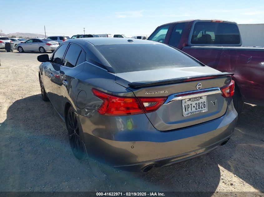 2017 Nissan Maxima 3.5 Sr VIN: 1N4AA6APXHC455812 Lot: 41622971