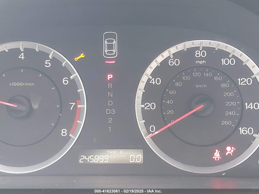 2009 HONDA ACCORD VIN: 1HGCP26399A044979