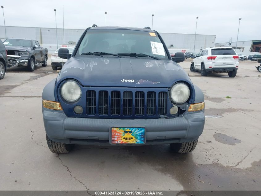2006 Jeep Liberty Sport VIN: 1J4GK48K56W261565 Lot: 41623724