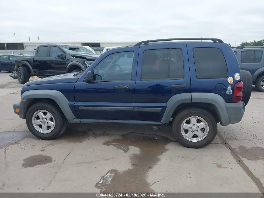 2006 Jeep Liberty Sport VIN: 1J4GK48K56W261565 Lot: 41623724