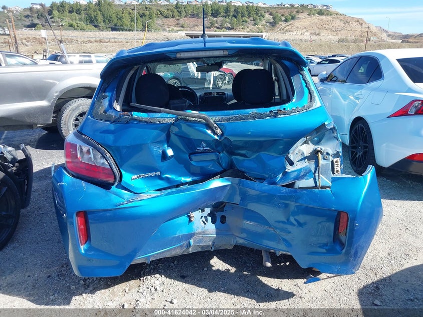 2022 Mitsubishi Mirage Es/Le VIN: ML32AUHJ8NH009034 Lot: 41624042