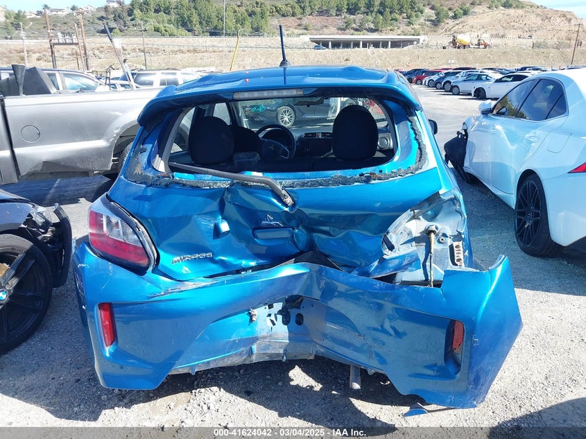 2022 Mitsubishi Mirage Es/Le VIN: ML32AUHJ8NH009034 Lot: 41624042