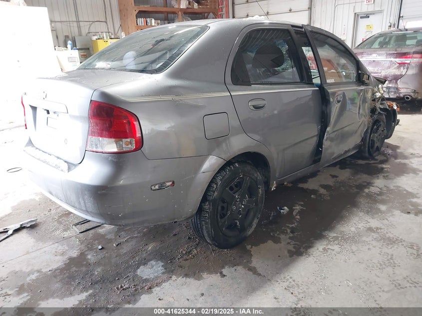 2006 CHEVROLET AVEO VIN: KL1TG56696B552067