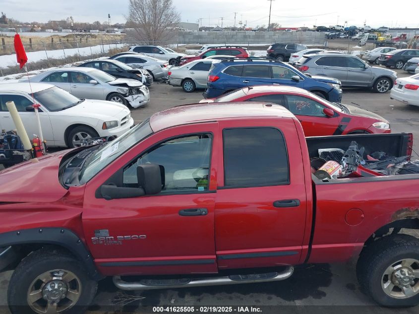 2006 Dodge Ram 2500 Slt/Trx4 Off Road/Sport/Power Wagon VIN: 1D7KS28C96J138139 Lot: 41625505