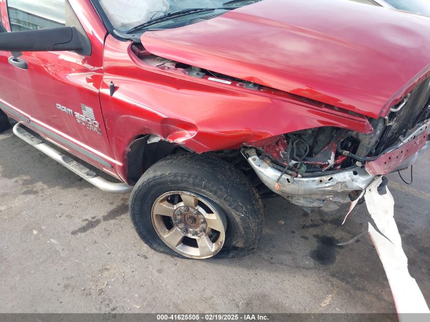 2006 Dodge Ram 2500 Slt/Trx4 Off Road/Sport/Power Wagon VIN: 1D7KS28C96J138139 Lot: 41625505