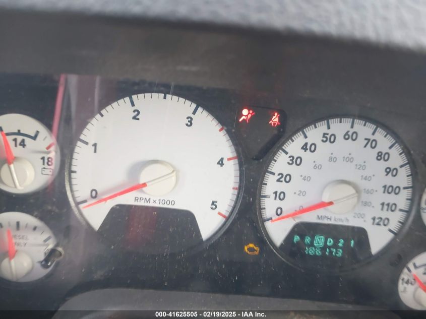 2006 Dodge Ram 2500 Slt/Trx4 Off Road/Sport/Power Wagon VIN: 1D7KS28C96J138139 Lot: 41625505