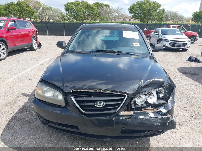 2006 HYUNDAI ELANTRA VIN: KMHDN56D96U189402