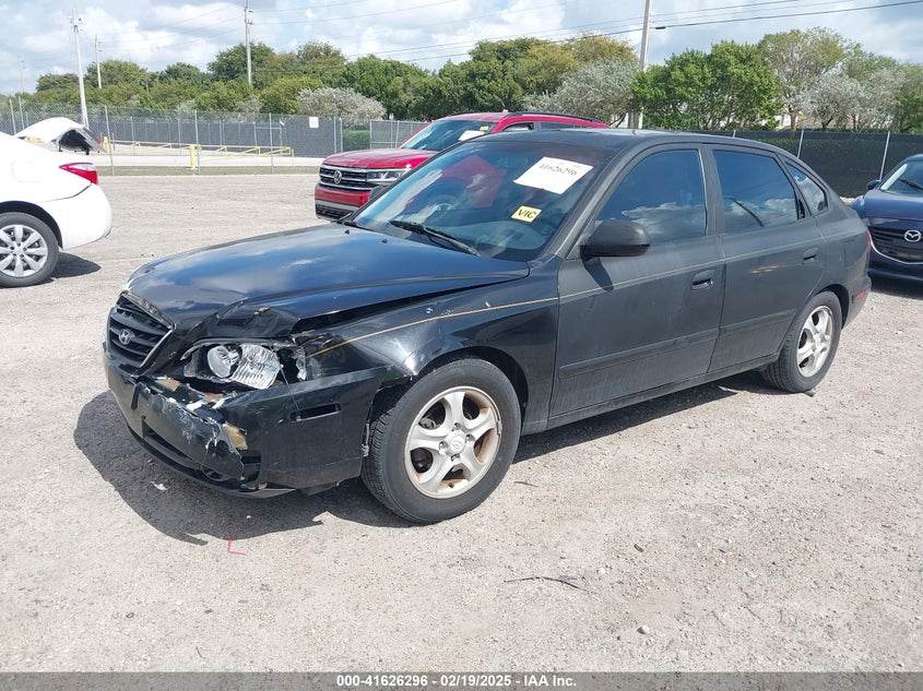 2006 HYUNDAI ELANTRA VIN: KMHDN56D96U189402