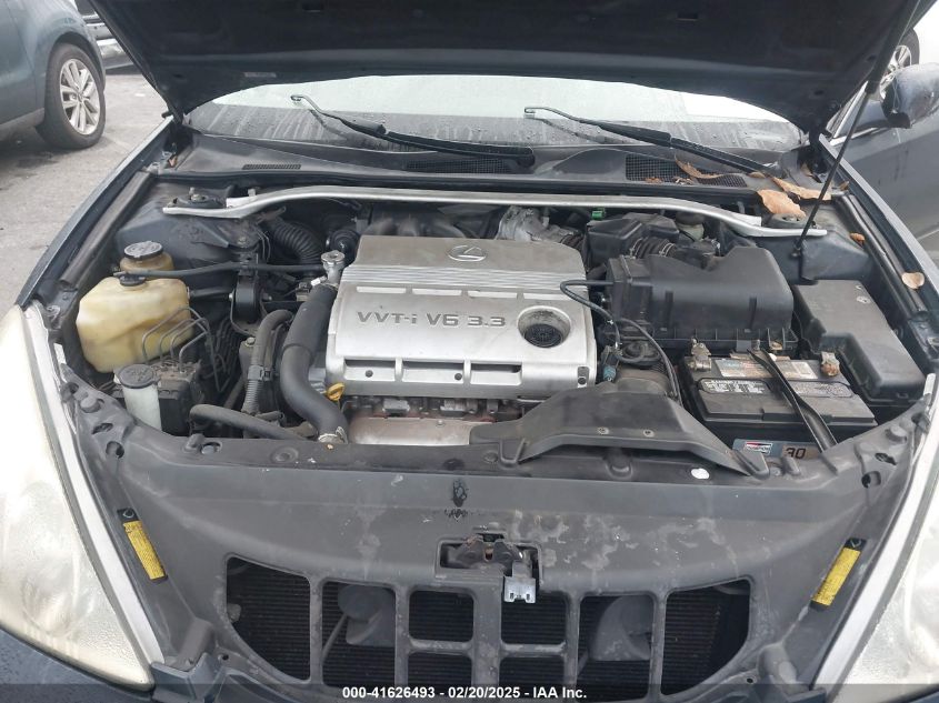 2005 Lexus Es 330 VIN: JTHBA30G655109141 Lot: 41626493