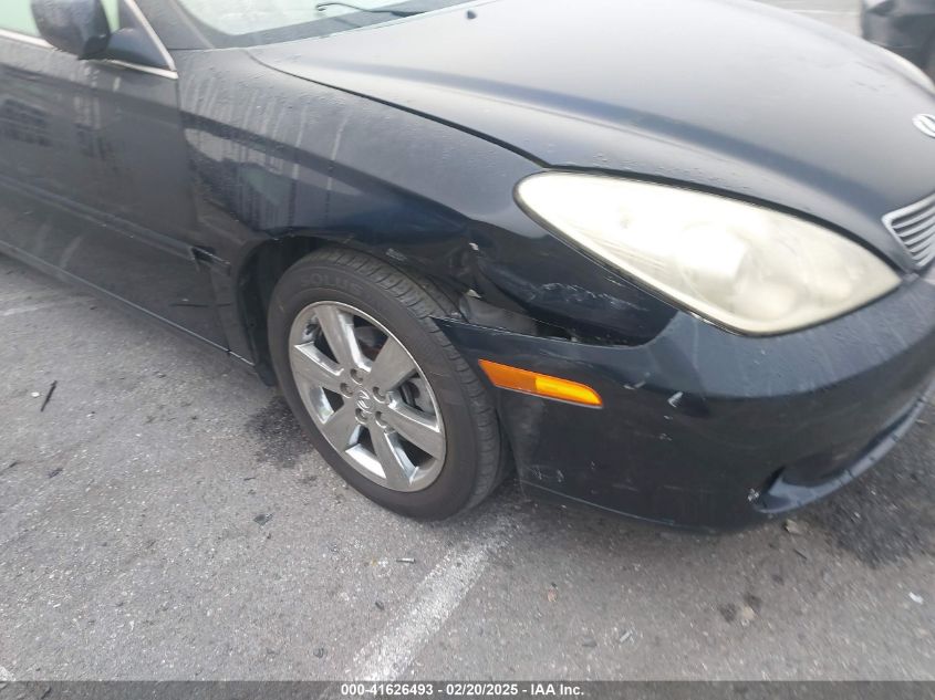 2005 Lexus Es 330 VIN: JTHBA30G655109141 Lot: 41626493