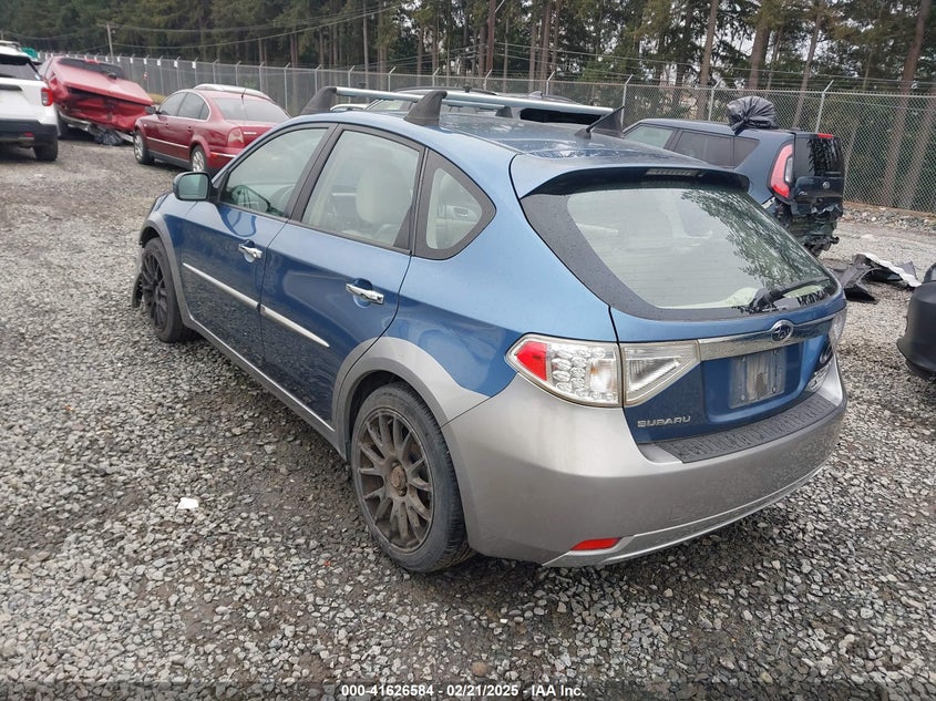 2009 SUBARU IMPREZA VIN: JF1GH63629H808994