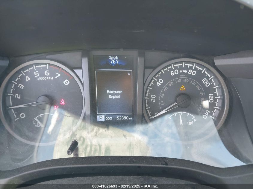 2019 Toyota Tacoma Trd Sport VIN: 5TFSZ5AN2KX165614 Lot: 41626693