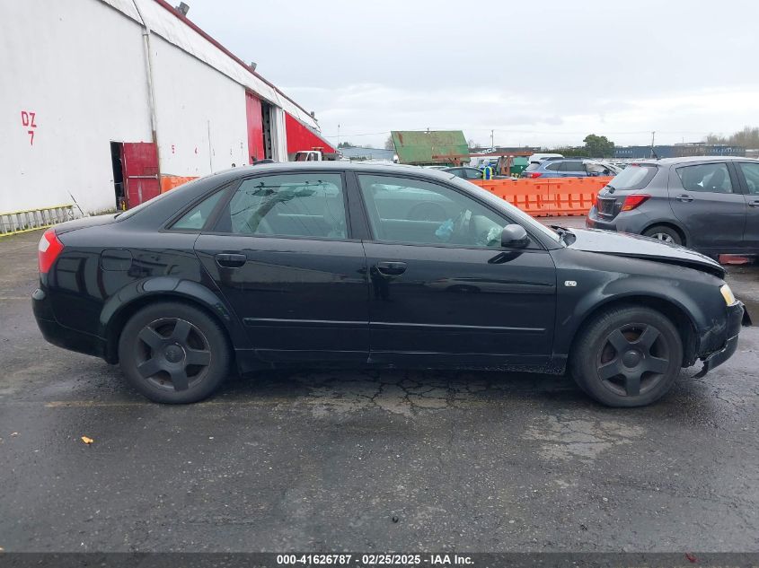 2005 Audi A4 1.8T VIN: WAULC68E85A047024 Lot: 41626787