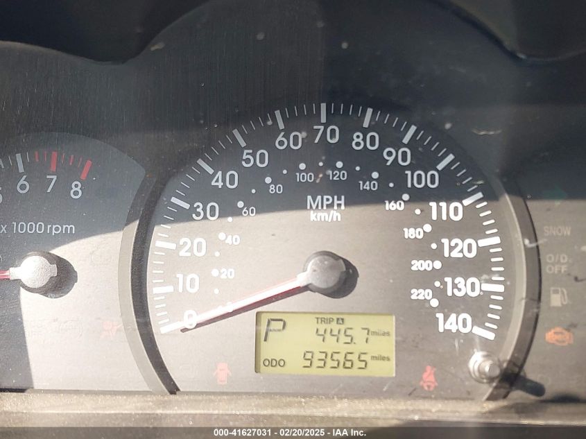 2004 Kia Spectra Ex/Lx VIN: KNAFE122145013930 Lot: 41627031