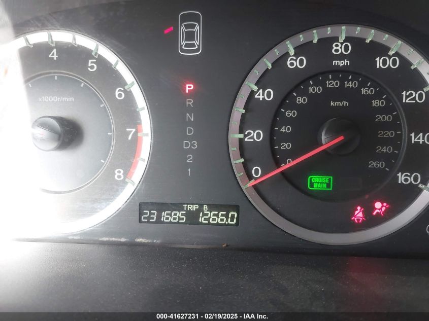 2009 Honda Accord 2.4 Lx VIN: 1HGCP26339A080005 Lot: 41627231