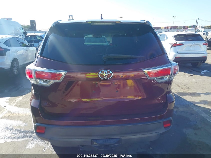 2014 TOYOTA HIGHLANDER LIMITED V6 - 5TDYKRFH6ES025844