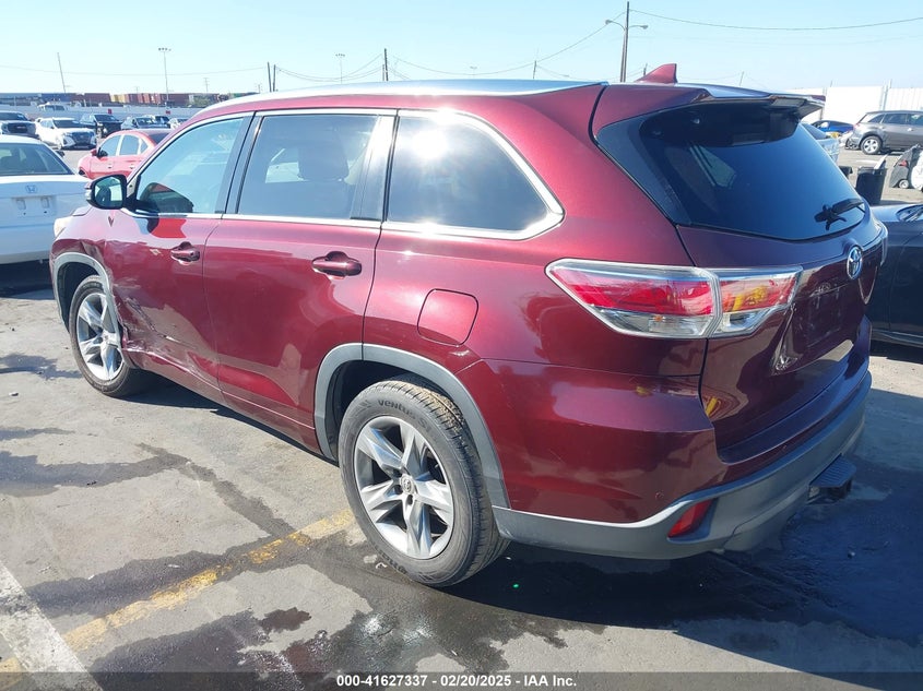 2014 TOYOTA HIGHLANDER LIMITED V6 - 5TDYKRFH6ES025844