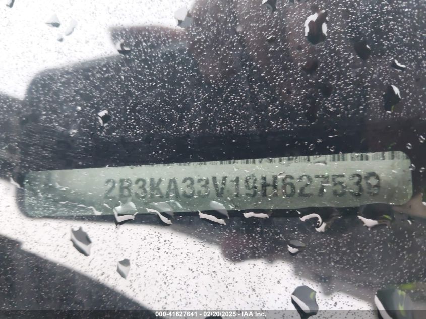 2009 Dodge Charger Sxt VIN: 2B3KA33V19H627539 Lot: 41627641