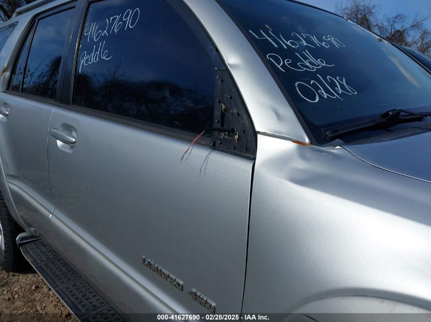 2003 Toyota 4Runner Limited V6 VIN: JTEBU17RX38001620 Lot: 41627690