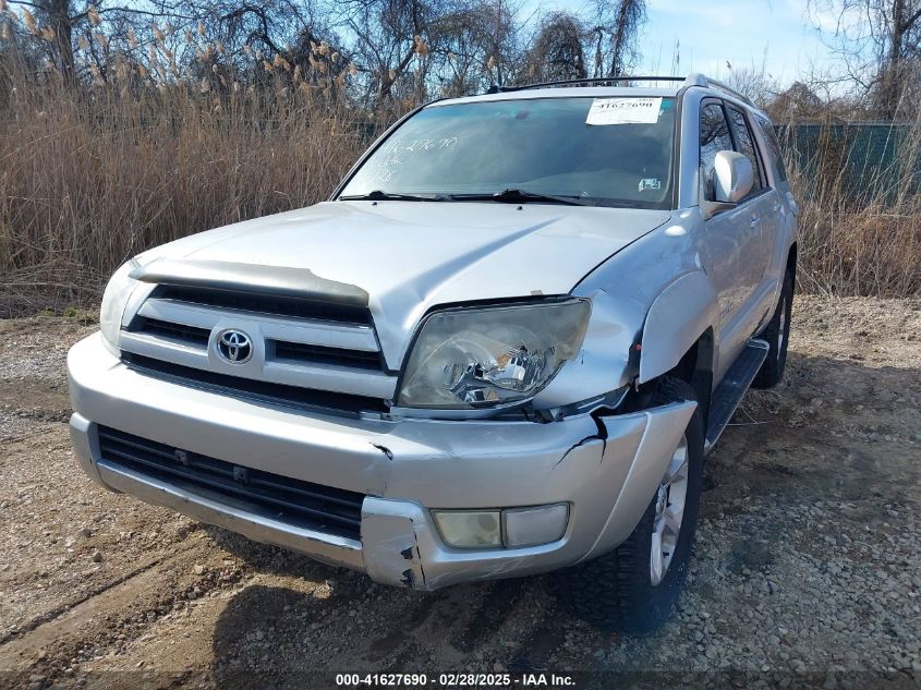 2003 Toyota 4Runner Limited V6 VIN: JTEBU17RX38001620 Lot: 41627690