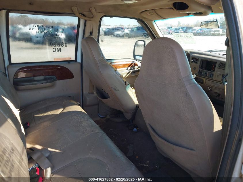 2000 Ford F-350 Lariat/Xl/Xlt VIN: 1FTWW32F9YED05202 Lot: 41627832