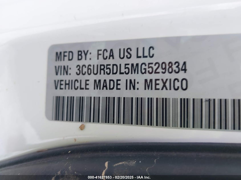 2021 RAM 2500 BIG HORN  4X4 6'4 BOX - 3C6UR5DL5MG529834
