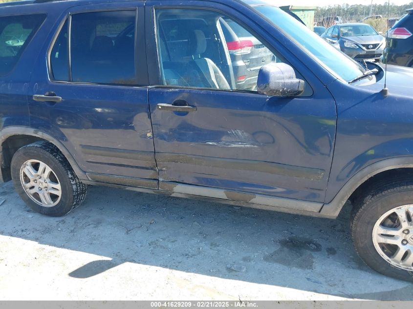 2004 Honda Cr-V Ex VIN: SHSRD78854U21166 Lot: 41629209