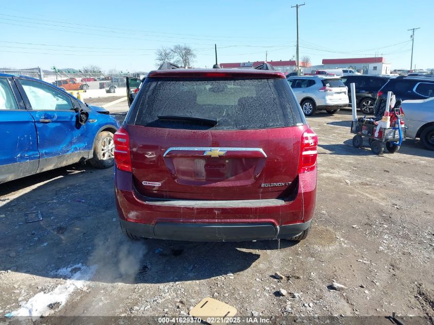 2016 Chevrolet Equinox Lt VIN: 2GNALCEKXG6203221 Lot: 41629370