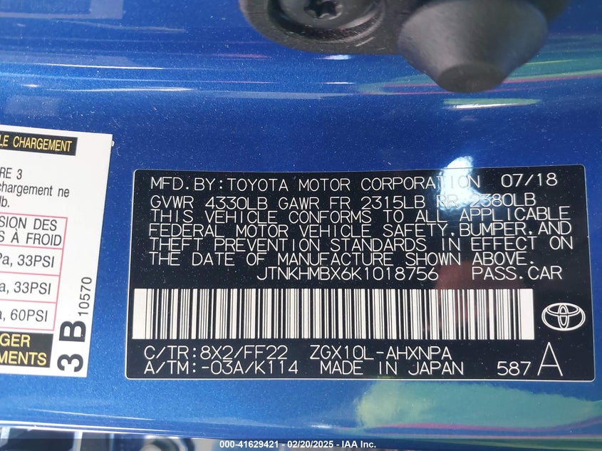 2019 TOYOTA C-HR XLE - JTNKHMBX6K1018756