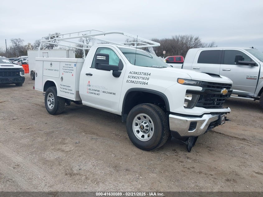 2024 Chevrolet Silverado 3500Hd 2Wd Long Bed Work Truck white truck gasoline 1GB3WRE79RF430825 photo #1