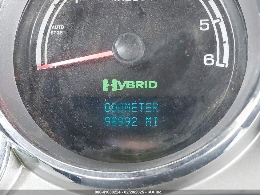 2012 Chevrolet Silverado 1500 Hybrid 1Hy VIN: 3GCUCUEJ4CG151330 Lot: 41630224