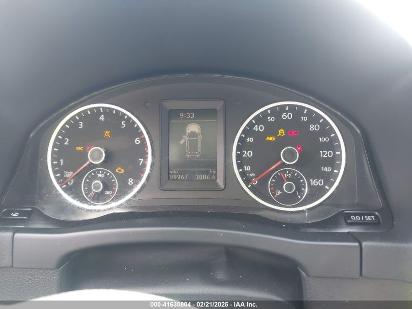 2011 Volkswagen Tiguan VIN: 7743810936 Lot: 41630804