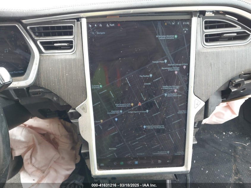 2012 TESLA MODEL S VIN: 5YJSA1CN1CFP01719
