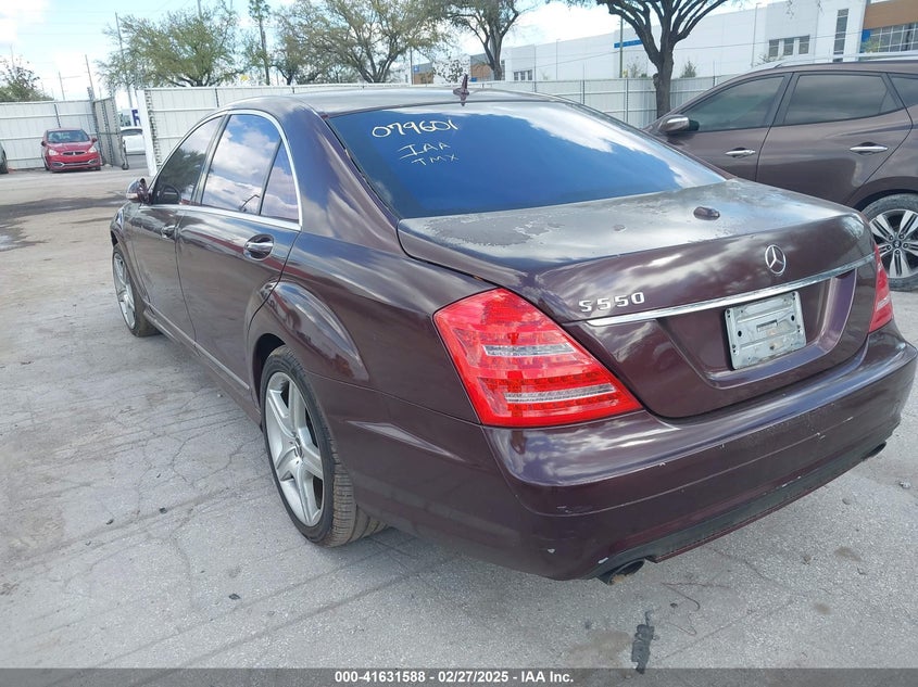 2007 MERCEDES-BENZ S 550 VIN: WDDNG71X17A079601