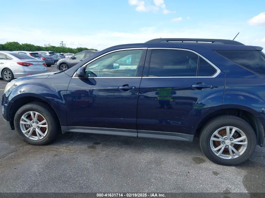 2016 Chevrolet Equinox Lt VIN: 2GNALCEK9G1170550 Lot: 41631714