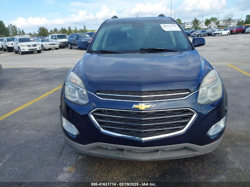 2016 Chevrolet Equinox Lt VIN: 2GNALCEK9G1170550 Lot: 41631714