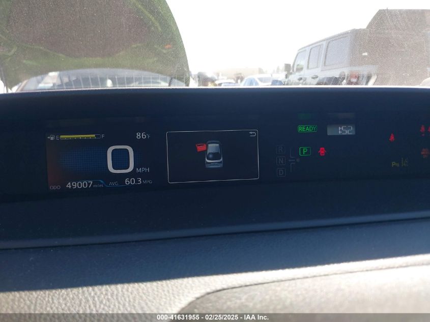 2019 Toyota Prius Le VIN: JTDKARFU5K3080062 Lot: 41631955