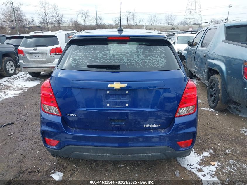 2017 Chevrolet Trax Ls VIN: 3GNCJKSB6HL176755 Lot: 41632544