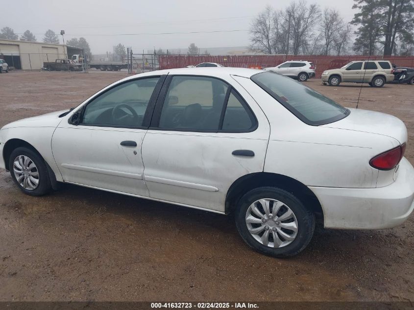 2002 Chevrolet Cavalier VIN: 1G1JC524X27135806 Lot: 41632723