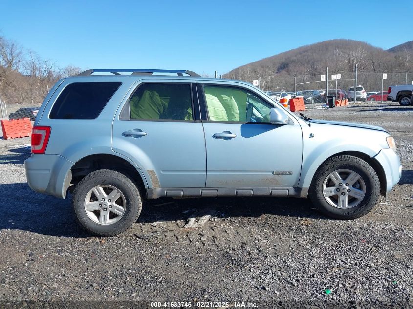 2008 Ford Escape Hybrid VIN: 1FMCU49H38KD83185 Lot: 41633745