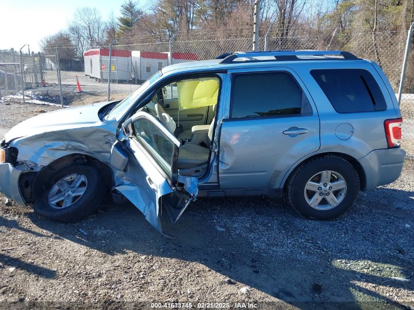 2008 Ford Escape Hybrid VIN: 1FMCU49H38KD83185 Lot: 41633745