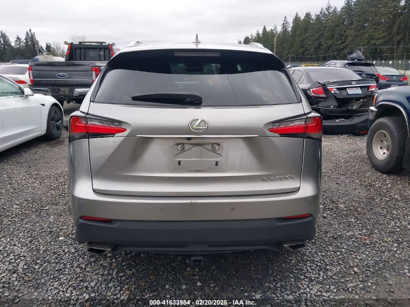 2015 Lexus Nx 200T VIN: JTJBARBZ7F2022898 Lot: 41633984