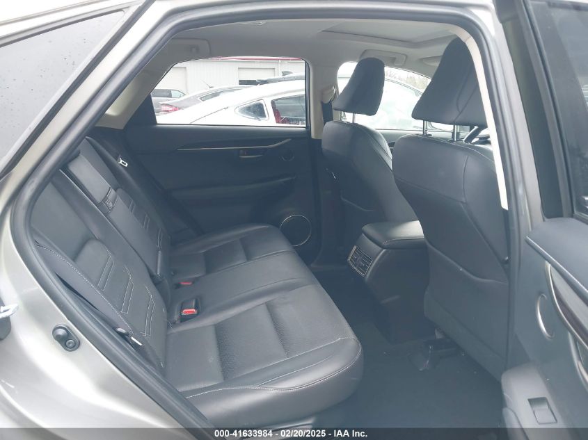 2015 Lexus Nx 200T VIN: JTJBARBZ7F2022898 Lot: 41633984