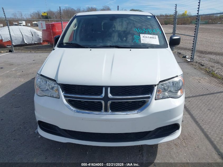2018 Dodge Grand Caravan Se VIN: 2C4RDGBG2JR143702 Lot: 41634003